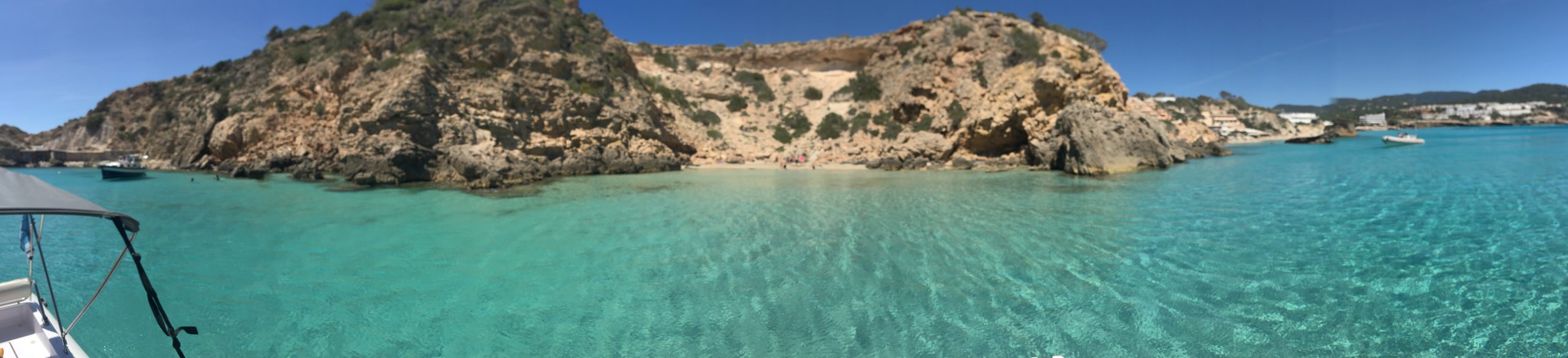 CT excursion a cala tarida ibiza en barco panoramica 1